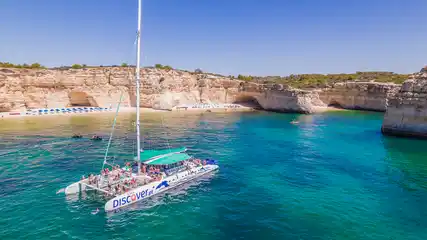Benagil & Carvoeiro Catamaran Cruise - Half Day